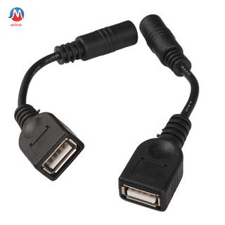 2 5 . 5x2 . 1 . Dc Female To Usb Af Dc Male สายเคเบิ้ลอะแดปเตอร์แล็ปท็อป