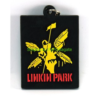 LINKIN PARK ลิงคินพาร์ก พวงกุญแจ  ปั๊มนูน วงร็อค kc16 พร้อมส่ง