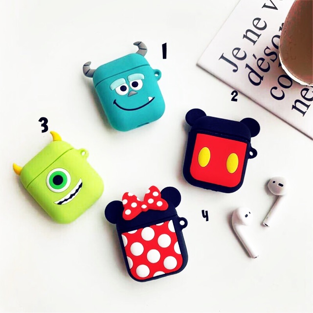 เคส Airport iPhone การ์ตูนซิลิโคนคลอบหูฟัง