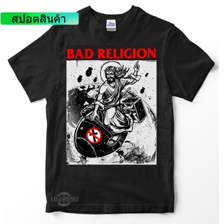 เสื้อยืดแขนสั้นพิมพ์ลาย Bad RELIGION band 2 - ATOMIC jesus / Premium สําหรับผู้ชาย