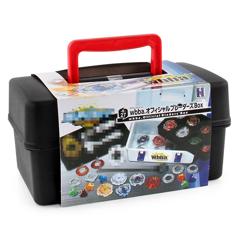 Top Beyblade ของเล่นกล่องเครื่องมือแบบพกพา Spinning Top Battle Top Box withour Gyro