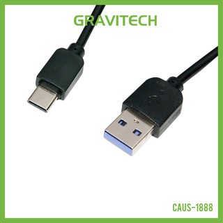 [Gravitechthai]USB 3.0 Type C Cable 1 Meter - Black