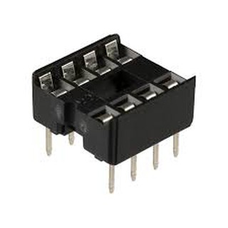 ซ็อกเก็ต 8 ขา Socket IC 8 DIP   4 ชิ้น