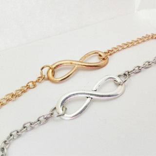 สร้อยข้อมือ infinity (infinity neklace) ราคาถูก gold silver