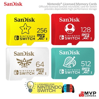 ใหม่ล่าสุด SanDisk การ์ดหน่วยความจํา 512GB 256GB Micro SD U3 128GB Ultra HD TF สําหรับ Nintendo Switch