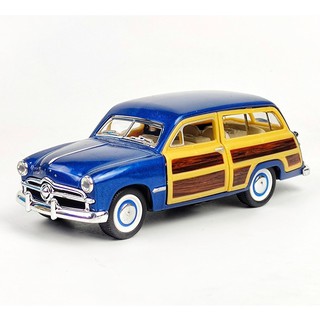 รถของเล่น โมเดลรถสะสม  โมเดลรถเหล็กFord Woody Wagon 1949