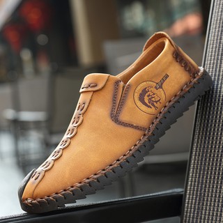 รองเท้าหนังผู้ชาย เนื้อนุ่ม 38-47 leather shoes