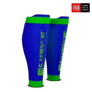 Compressport รัดน่อง ปลอกรัดน่อง อุปกรณ์พยุงกล้ามเนื้อน่อง ใส่เล่นกีฬา CALF R2 v2 Blue