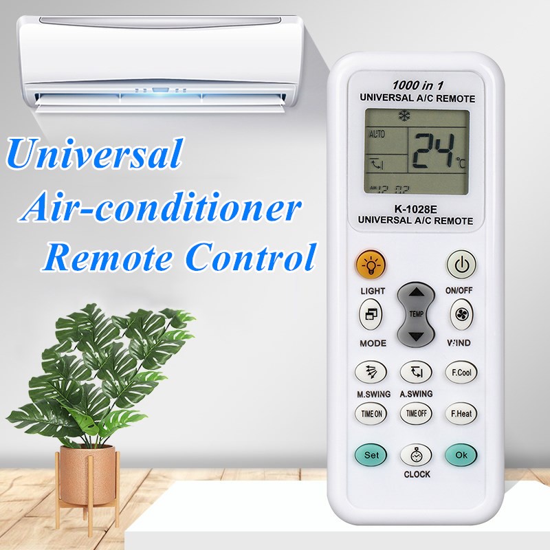 รีโมทคอนโทรล Aircond Universal K1028E เครื่องปรับอากาศ LCD A/C Controller (ประเภท CHUNGHOP) K 1028E