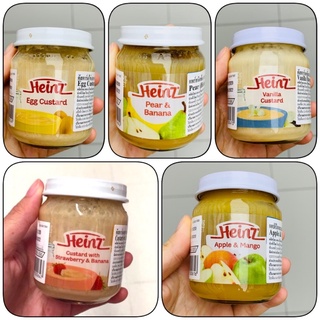 🍓🍌 คัสตาร์ด หลากรส Custard ตรา Heinz ไฮนซ์ อาหารเสริมเด็กทารก ออสเตรเลีย อายุตั้งแต่ 6 เดือน - 3 ปี 110g