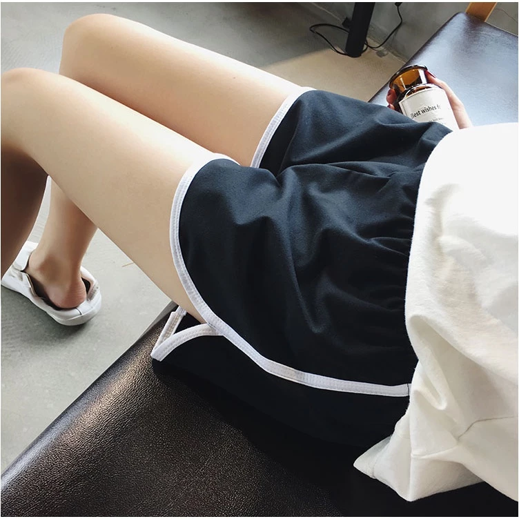 xamp! กางเกงขาสั้นทรงสปอร์ตผู้หญิง ใส่ออกกำลังกาย ขาสั้นแถบสีใส่สบาย เก็บเงินปลายทางได้ค่ะ