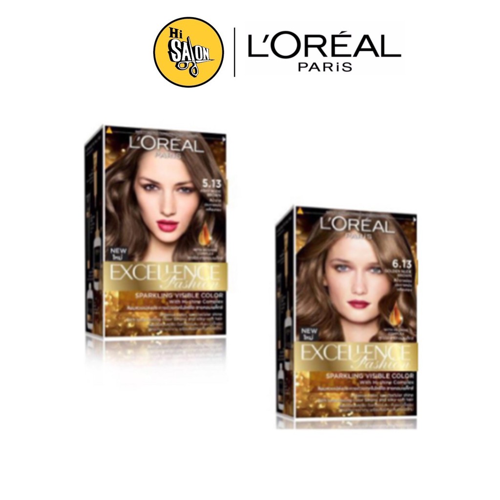 (สีโทนแฟชั่น)L'OREAL Paris excellence creme colour ลอริอัล ปารีส เอกซ์เซลเล้นซ์ ครีม คัลเลอร์