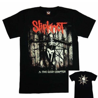 ☬ ▥❡การพิมพ์ Slipknot บทสีเทาเสื้อหินทับ }vl