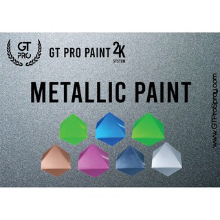 สีสเปรย์ เมทัลลิค GT Pro Metallic Paint