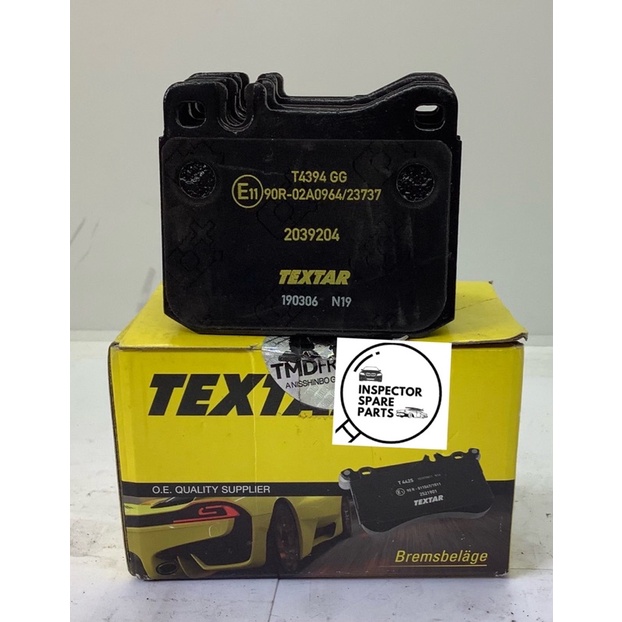 TEXTAR MERCEDES W116 W123 ผ้าเบรคหน้า 001 420 7820TEX