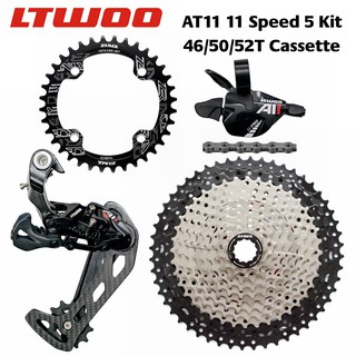 LTWOO AT11 11 Speed Shifter +Rear Derailleurs+46/50/52T ZRACE Cassette/Chainring