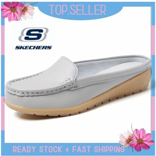 [พร้อมส่ง] *Skechers__go Walk Arch Fit รองเท้าแตะโลฟเฟอร์ ส้นแบน แบบสวม สําหรับผู้หญิง ผู้ชาย