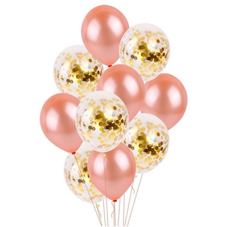 10pcs 2.2g  Rose Gold Latex Balloon Birthday Party Wedding Decoration Latex Balloon