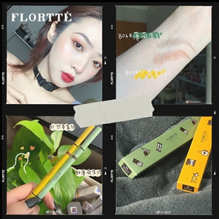 Flortte / Floria ดินสอเขียนคิ้วแบบสองหัวกันน้ํา เขียนคิ้ว ที่เขียนคิ้ว เจลเขียนคิ้ว ดินสอเขียนคิ้ว ดินสอเขียนคิ้วกันน้ำ เจลเขียนคิ้วกันน้ำ คิ้ว ที่เขียนคิ้วแบบฝุ่น ดินสอเขียนขอบตา น้องฉัตร ที่ปัดคิ้ว สอเขียนคิ้ว เขียนคิ้วเจล ที่เขียนคิ้วกันน้ำ สีสักคิ้ว ก