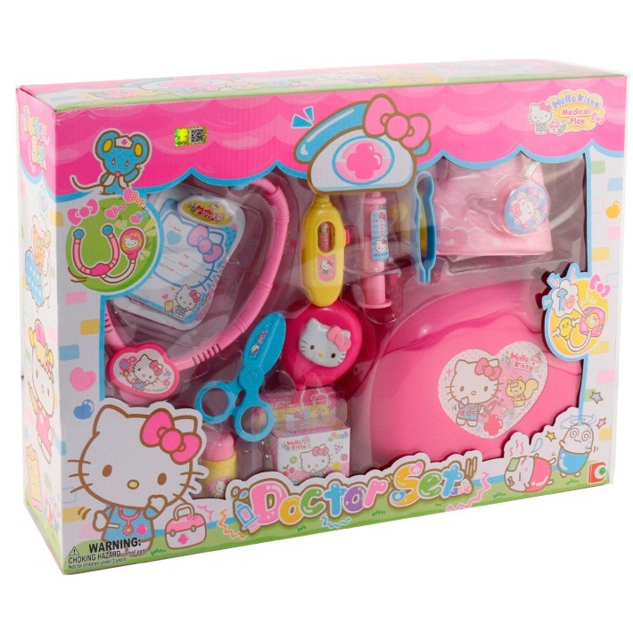 Hello Kitty Doctor Set ชุดคุณหมอ เฮลโล คิตตี้ ของเล่นเสริมการเรียนรู้ ชุดอุปกรณ์หมอจำลอง KT-50081