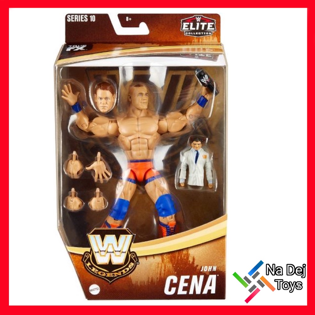 Mattel WWE Elite Collection Legends John Cena 6" Figure มวยปลํ้า อีลีท คอเลคชั่น เลเจนส์ จอห์น ซีน่า ค่ายแมทเทล 6 นิ้ว