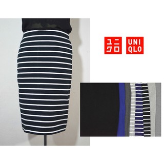 กระโปรง UNIQLO ลายขวาง​ ผ้านิ่มมาก