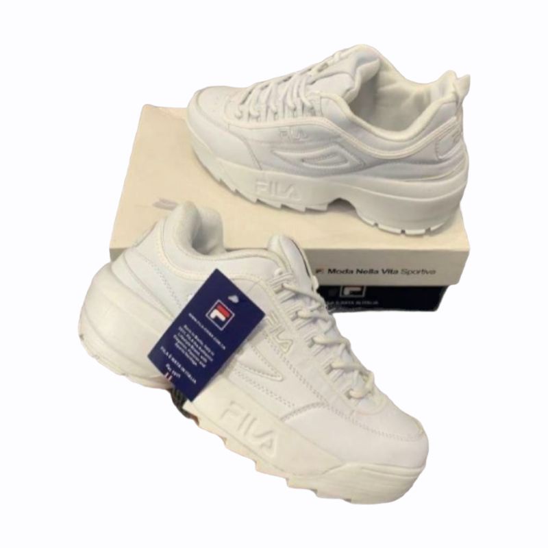 รองเท้า FILA สีขาวมีไซส์ใหญ่ 36-45 ใช้โค้ดลดอีก 100 บาท
