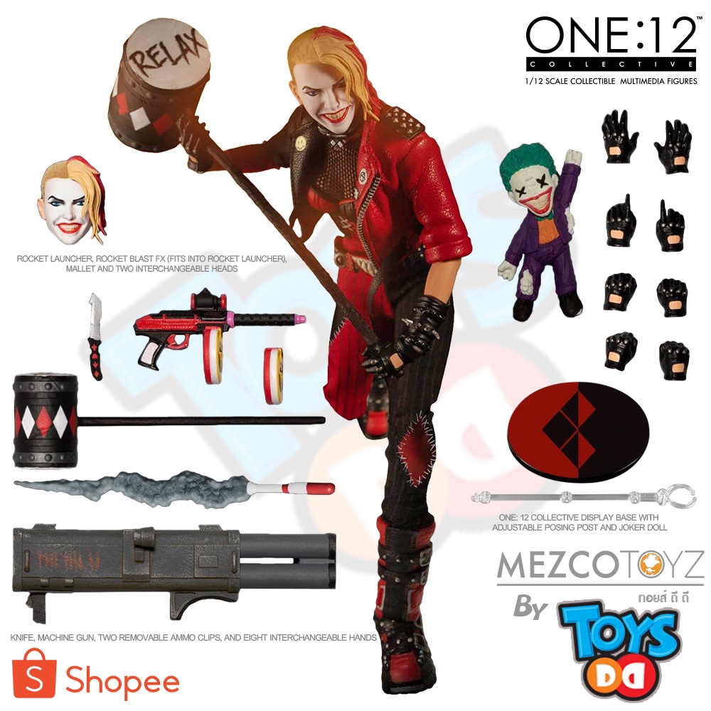Mezco One:12 Collective PX Exclusive Playing For Keeps Harley Quinn Figure