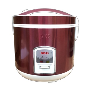 SKG หม้อหุงข้าวอุ่นทิพย์ 1.8 ลิตร รุ่น SK-18K (สีเลือดหมู)