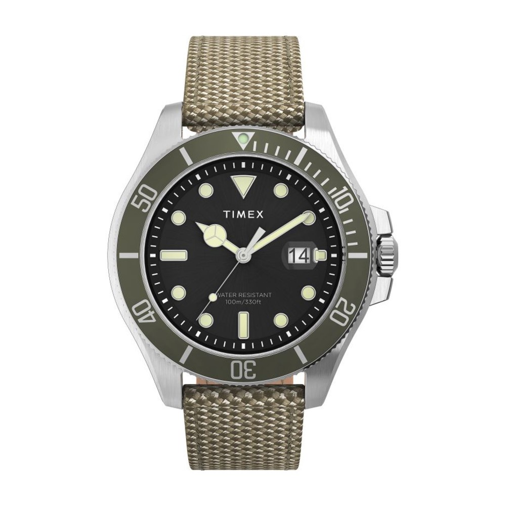 Timex TW2U81800 HARBORSIDE นาฬิกาข้อมือผู้ชาย สีเขียว