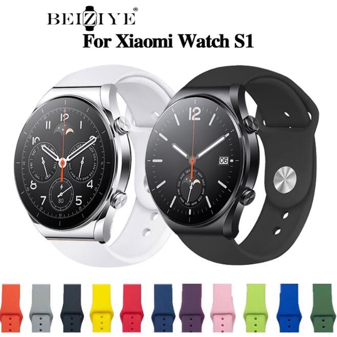 สาย xiaomi watch S1 smartwatch อ่อนนุ่ม xiaomi watch S1 สมาร์ทวอทช์  สายนาฬิกาซิลิโคน xiaomi watch S1 สมาร์ทวอช สายนาฬิกาสปอร์ต