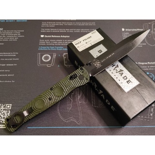 มีดพับยุทธวิธี ยี่ห้อ Benchmade รุ่น 391GN SOCP TACTICAL FOLDER สำเนาจีน รุ่นนี้สีพิเศษสีด้ามเขียว ใบ D2 เคลือบดำไม่ลื่น