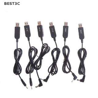 Best3c สายเคเบิลอะแดปเตอร์พาวเวอร์บูสต์ USB DC 5V เป็น 9V 12V 3.5*1.35 มม. 5.5*2.1 มม.