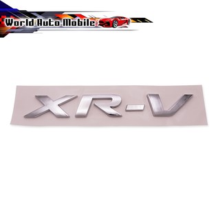 Logo XR-V โครเมี่ยม Honda  X-RV Vezel ปี 2015 - 2018