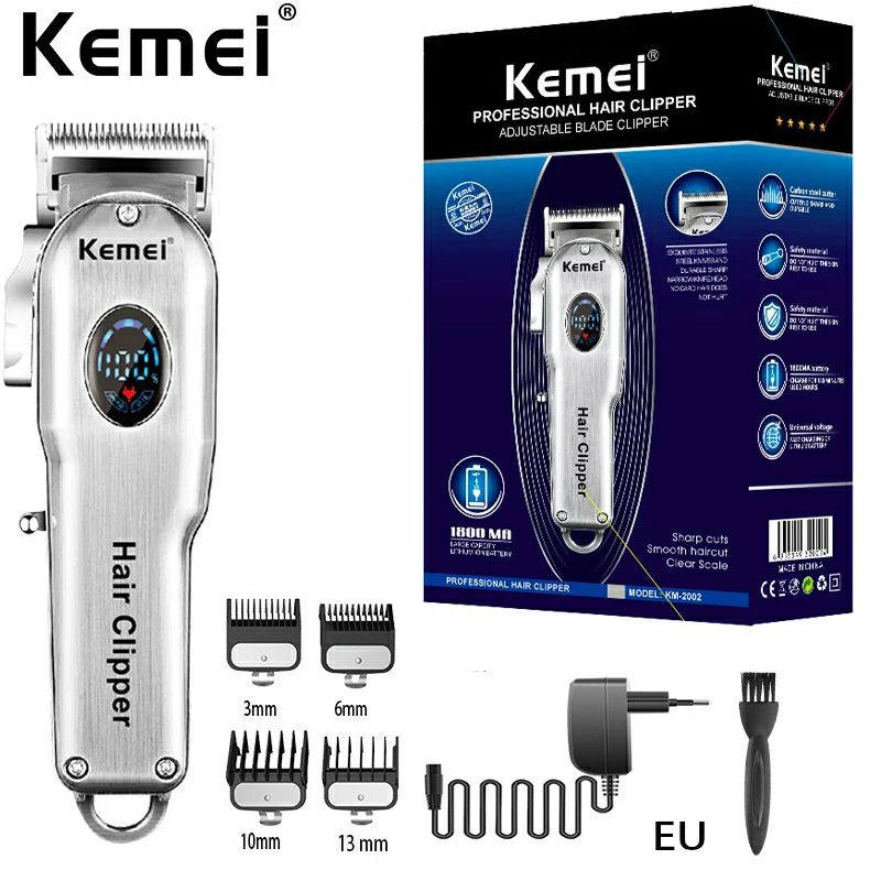 Kemei Professional hair clipper ปัตตาเลี่ยนตัดผมไร้สาย