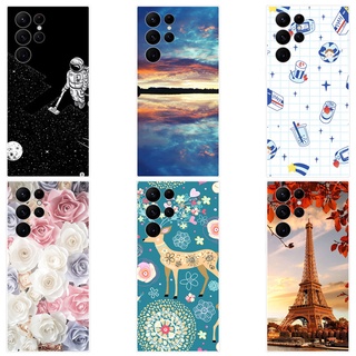 Samsung Galaxy S22 Ultra เคส Silicone เคสน่ารัก เคสกันกระแทก Cover Galaxy S22 Ultra Case เคสซิลิโคน Soft Back Cover