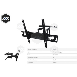 ขาแขวนติดผนัง TV 32”- 65” รุ่น ชั้นวางทีวี รองรับจอขนาด 32”-65" ทุกรุ่นทุกยี่ห้อ