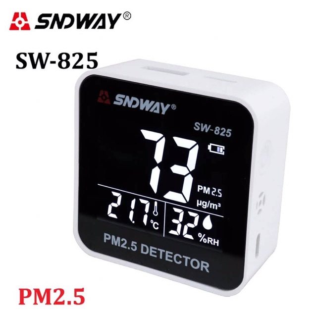Digital Air Quality Monitor Laser PM 2.5 เครื่องตรวจจับ วิเคราะห์ อากาศ ก๊าซ อุณหภูมิ ควา