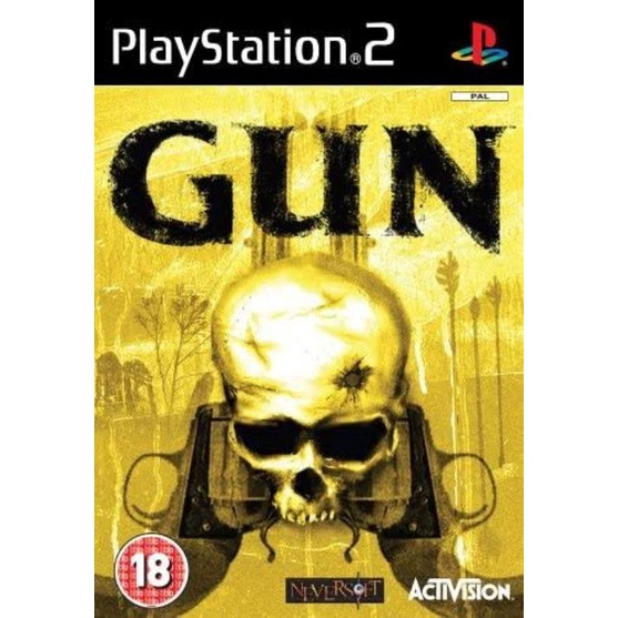 แผ่นเกมส์ PS2 - GUN เกมส์แนวคาวบอยตลุยด่าน คล้ายRedDead (เก็บปลายทางได้)