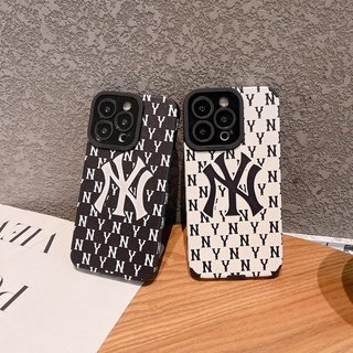 [พร้อมส่ง] เคสโทรศัพท์มือถือหนัง ลายการ์ตูนทีมชาติเบสบอล New York Yankees พร้อมสายคล้องแม่เหล็ก สําหรับ iphone 11 12 13 14 pro max x xr xs max เคสโทรศัพท์มือถือ ลายตุ๊กตาเลื่อนได้ สําหรับ iphone