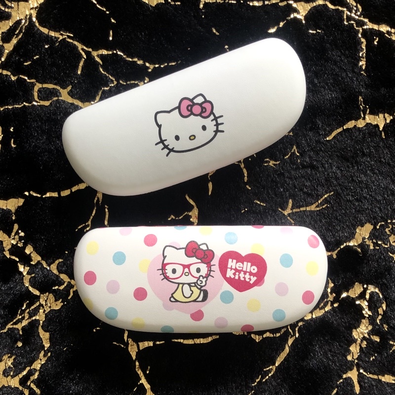🇹🇭ร้านคนไทย🇹🇭 🦋กล่องแว่นตา Hello Kitty Sanrio แท้ 💯+ผ้าRodenstock 🕶