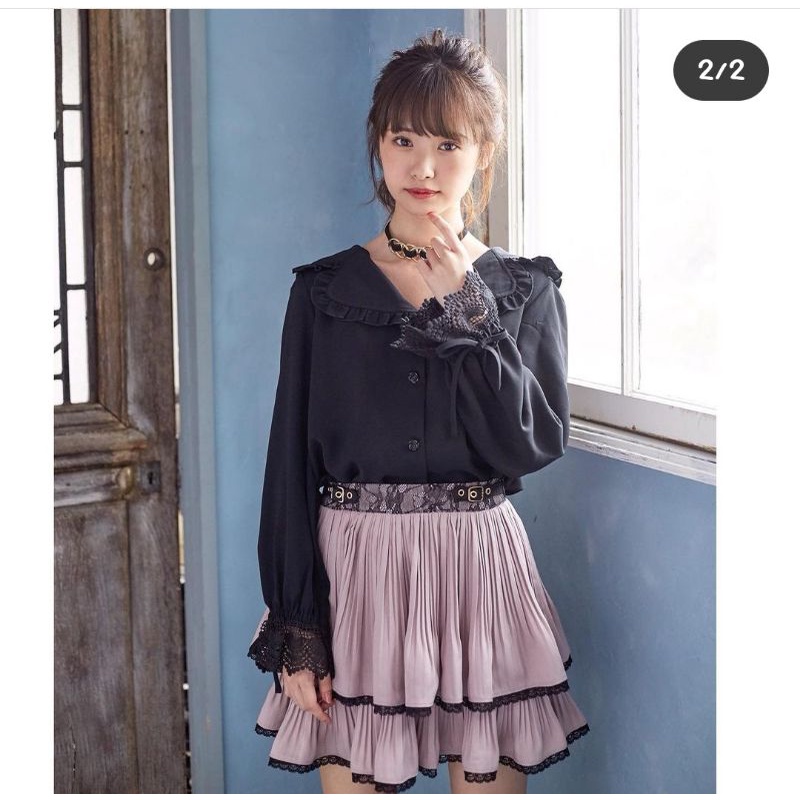 Rojita​ Japanese​ Lolita​ woman​ blouse​ เสื้อโลลิต้าญี่ปุ่น