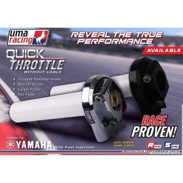 Y15ZR/NVX155/LC135/UNIVERSAL UMA-RACING FAST THROTTLE 100 UMA RACING