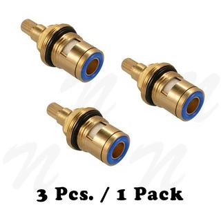 🙏ชุด3ชิ้น🙏ชุดอะไหล่ วาล์วเซรามิค ก็อกน้ำขนาด 1/2" (4หุน) Ceramic Valve Faucet 1/2" (3 pcs)🎈THE TOOLS🎈