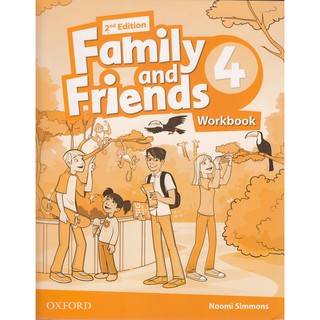 DKTODAY หนังสือแบบฝึกหัด FAMILY &amp; FRIENDS 4:WORKBOOK (2ED)