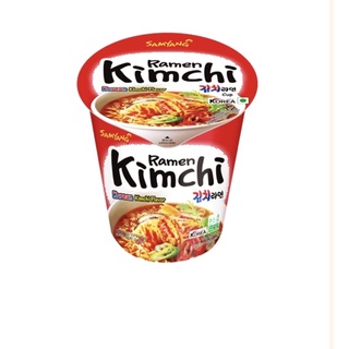 พร้อมส่ง!! Samyang kimchi ramen cup  70g ซัมยัง กิมจิ ราเมง บะหมี่กึ่งสำเร็จรูปเกาหลี รสกิมจิ