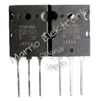 TR TOSHIBA C5200/A1943 ทรานซิสเตอร์ TOSHIBA 2CS5200/2SA1943 C5200 A1943 ORIGINAL SERIES 714