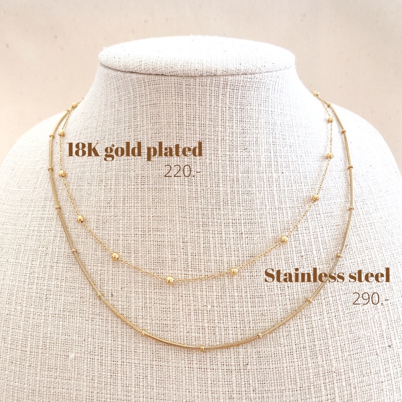 Mini necklace 18K gold plated