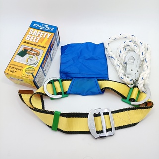 เข็มขัดเซฟตี้ SAFETY BELT KANZAWA เข็มขัดนิรภัยคาดเอวครึ่งตัว เข็มขัดทำงานที่สูง