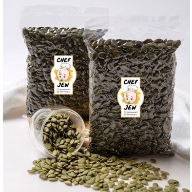 เมล็ดฟักทอง เกรดAAA อบพร้อมทาน ขนาด 500g.